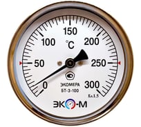 Термометр коррозионностойкий ЭКО-М ЭКОМЕРА БТ-3-100, 300С, L=100 БТ-3-100-300С-L100