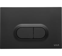 Клавиша смыва для инсталляции VitrA Loop O, матовая черная 740-0511