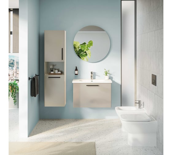 Клавиша смыва для инсталляции VitrA Loop O, матовая черная 740-0511
