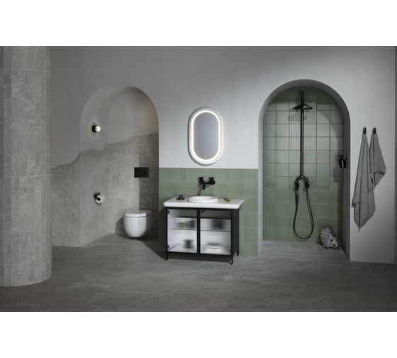 Кнопка смыва VitrA Liquid глянцевый черный 740-2101
