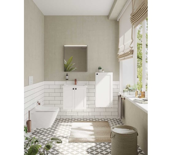 Клавиша смыва для инсталляции VitrA Loop O, белая 740-0500