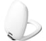 Сиденье VitrA PlurAl металлические петли, с верхним креплением, soft, бел/хром 126-003-009 1