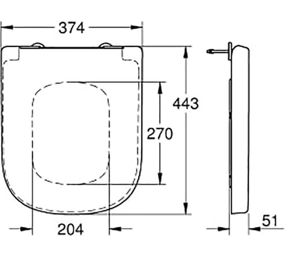 Сиденье для WC с микролифтом GROHE Euro Ceramic, альпин белый 39330001 00000072929