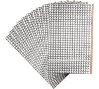 Шумоизоляция для ванны SGM ECO 10 листов для самых шумных зон / Звукоизоляция сантехники, канализации, стояка, раковин, поддонов SGM.BATH.ECO.10