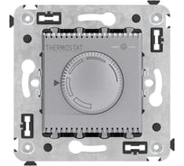 Термостат для теплых полов в стену DKC Avanti закаленная сталь, 1 шт 4404163