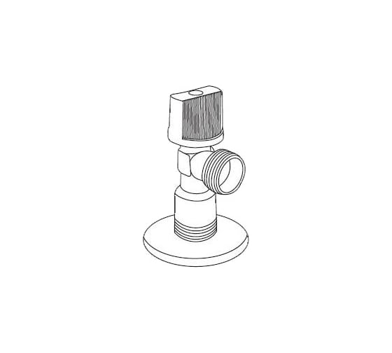 Шаровый угловой кран для подключения приборов Royal Thermo OPTIMAL 1/2х1/2 " НС-1012824 1