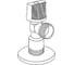 Шаровый угловой кран для подключения приборов Royal Thermo OPTIMAL 1/2х1/2 " НС-1012824 1