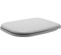 Крышка-сиденье Duravit D-CODE с микролифтом, петли хром 006739 00 00