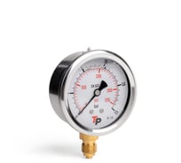 Манометр гидравлический виброустойчивый радиальный УРДЮГА D63 мм 0-25 bar 1/4BSP TP МГВР25