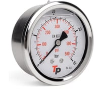 Манометр гидравлический виброустойчивый осевой УРДЮГА D63 мм 0-40 bar 1/4BSP TP МГВО40