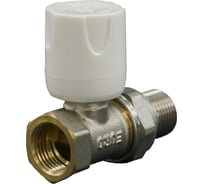 Кран для радиатора 1/2" прямой верхний латунный никелированный Millennium RKPV1212