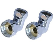 Соединение угловое Millennium 3/4"×3/4" внутренняя/внутренняя резьба (пара) — фитинг для полотенцесушителя SPUF3434