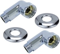 Соединение угловое Millennium 3/4"×3/4" внутренняя/наружная резьба (пара) — фитинг для полотенцесушителя SPUM3434