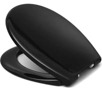 Сиденье HARO Como, с микролифтом, быстросъёмное, верхний крепеж, дюропласт, черное 539655