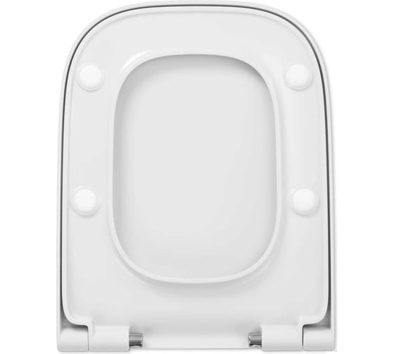 Сиденье HARO Daya Slim микролифт, быстросъемное, дюропласт, белое 542219