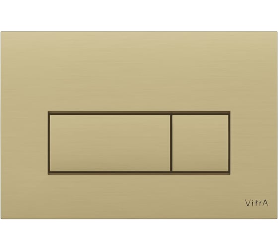 Панель смыва Vitra Root SquAre, браш. Золото 740-2325