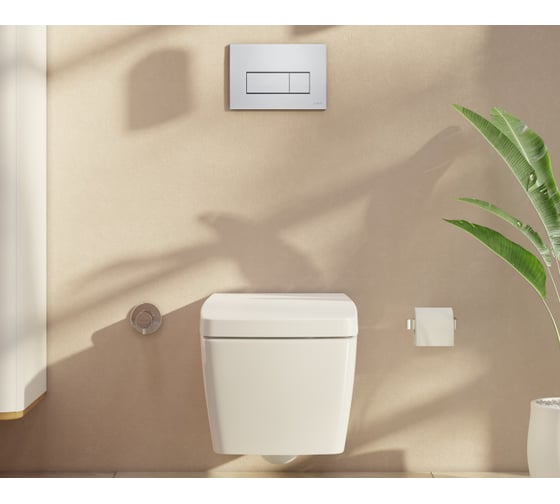 Панель смыва Vitra Root SquAre, хром 740-2380