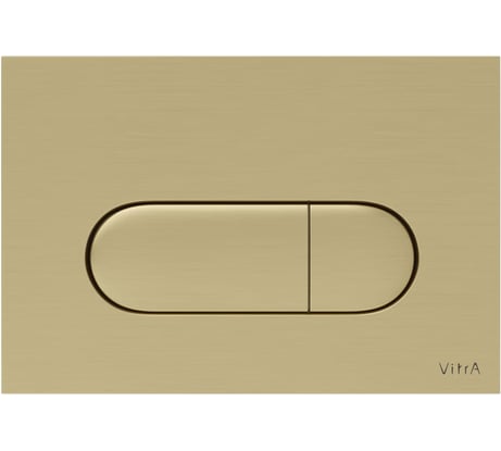 Панель смыва Vitra Root Round, браш. Золото 740-2225