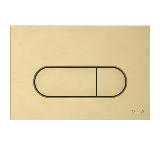 Панель смыва Vitra Root Round, браш. Золото 740-2225