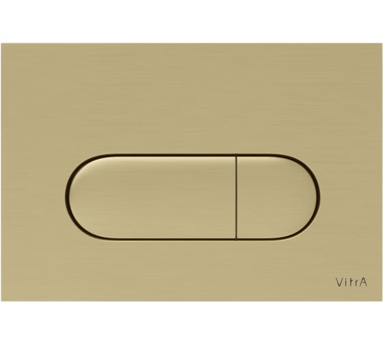 Панель смыва Vitra Root Round, браш. Золото 740-2225