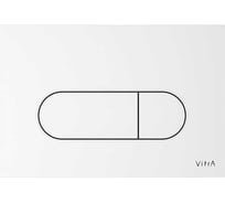 Панель смыва Vitra Root Round, белая 740-2200