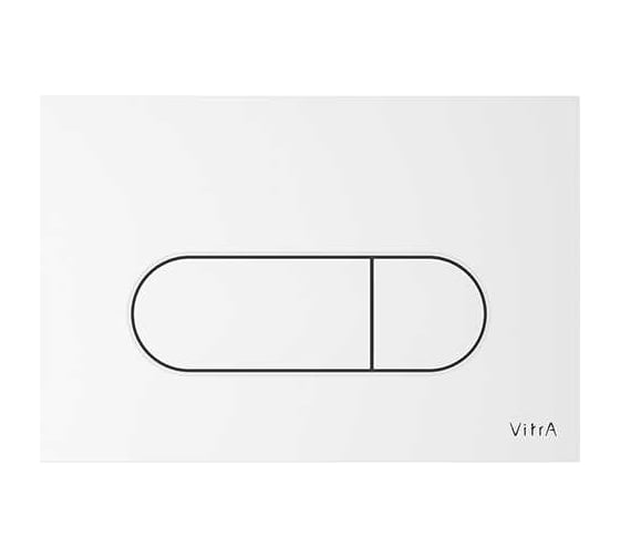 Панель смыва Vitra Root Round, белая 740-2200 1