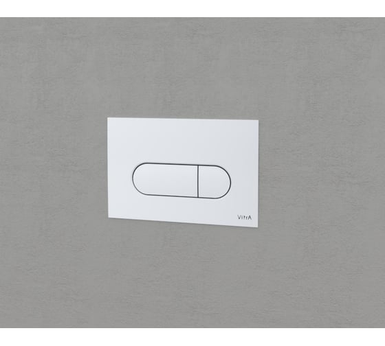 Панель смыва Vitra Root Round, белая 740-2200