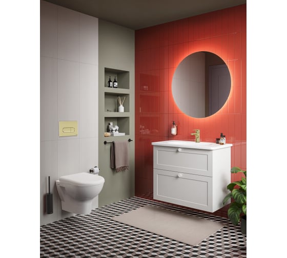 Панель смыва Vitra Root Round, золото 740-2224