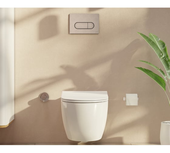 Панель смыва Vitra Root Round, никель 740-2295