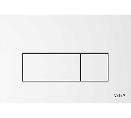 Панель смыва Vitra Root SquAre, белая 740-2300