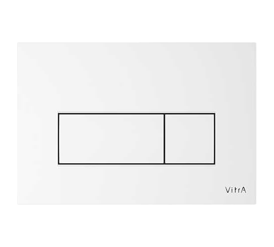 Панель смыва Vitra Root SquAre, белая 740-2300