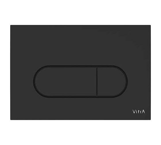 Панель смыва Vitra Root Round, мат. черн. 740-2211
