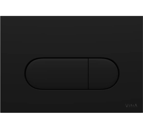 Панель смыва Vitra Root Round, мат. черн. 740-2211