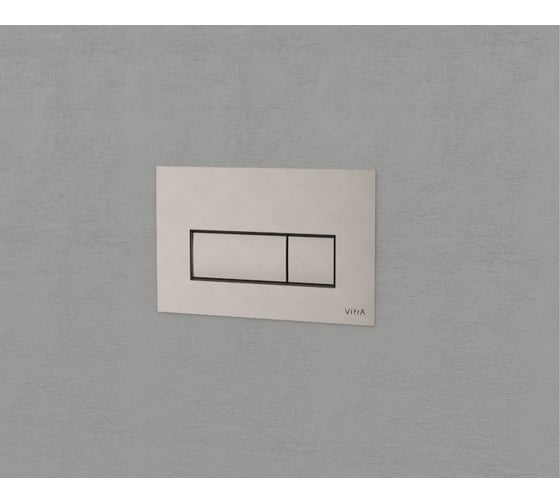 Панель смыва Vitra Root SquAre, никель 740-2395