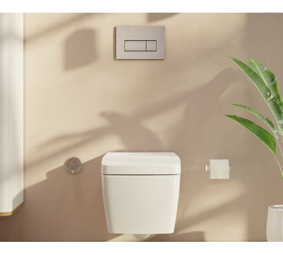 Панель смыва Vitra Root SquAre, никель 740-2395