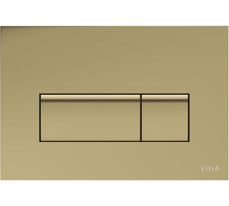 Панель смыва Vitra Root SquAre, золото 740-2324