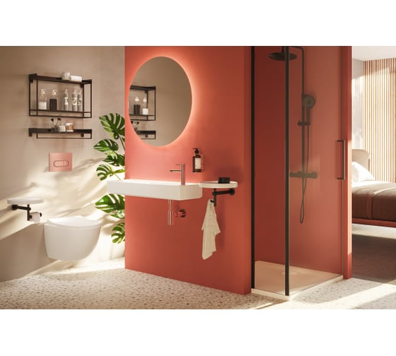 Панель смыва Vitra Root Round, медь 740-2240