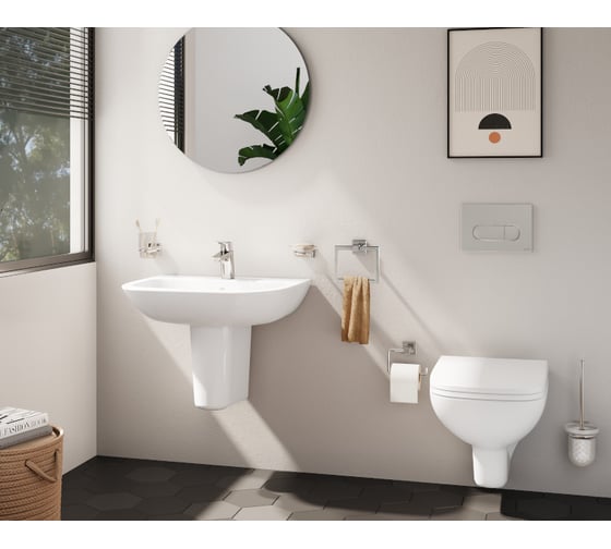 Панель смыва Vitra Root Round, хром 740-2280