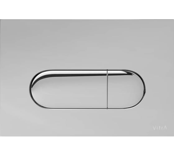 Панель смыва Vitra Root Round, хром 740-2280