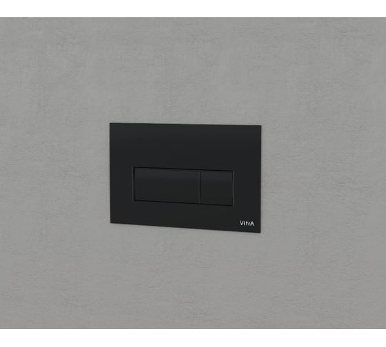 Панель смыва Vitra Root SquAre, мат. черн. 740-2311