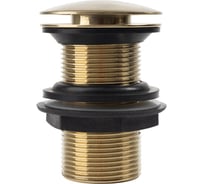 Выпуск для умывальника без перелива IDDIS матовое золото, Slide, SLIMG10i88