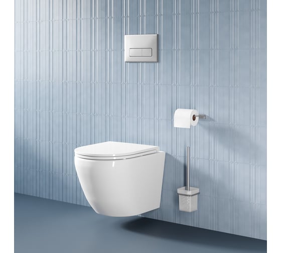 Клавиша смыва пневматическая IDDIS матовый хром, Profix Air, PRA80M0i77