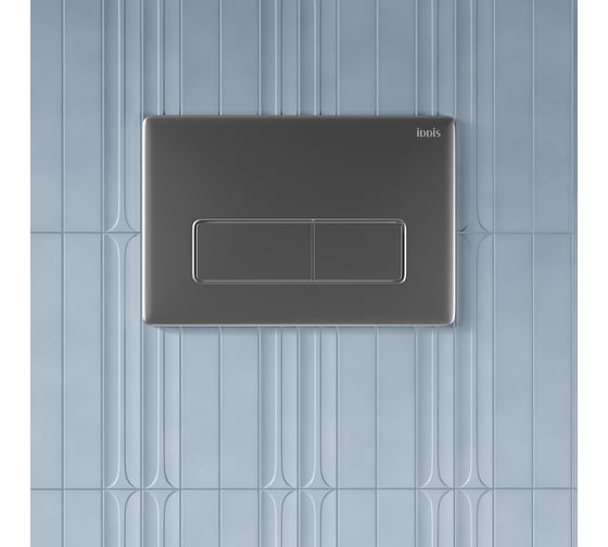 Клавиша смыва пневматическая IDDIS матовый хром, Profix Air, PRA80M0i77