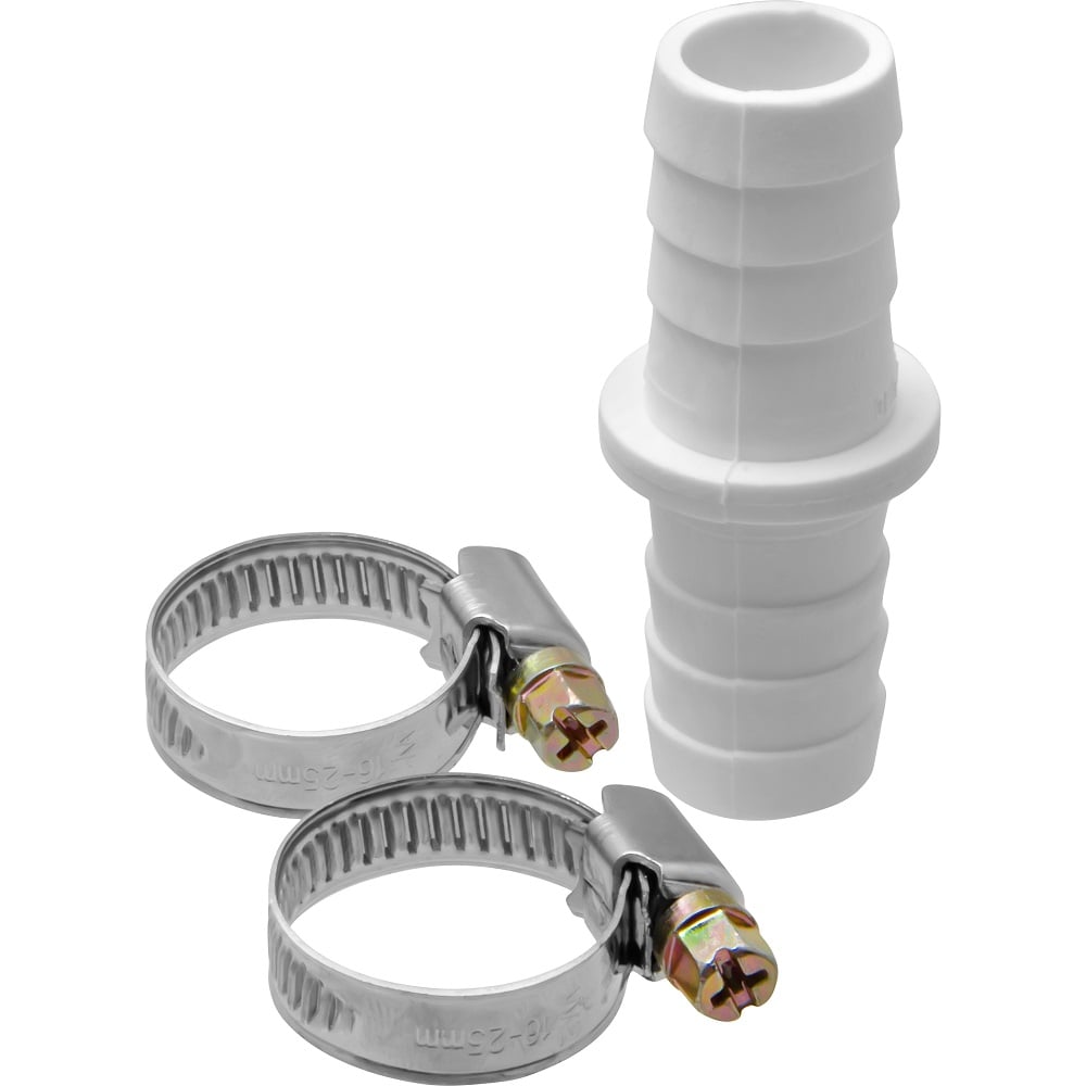 Соединитель MasterProf 19/19 в комплекте с хомутами для сливных шлангов ...