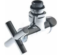 Угловой кран-вентиль SMT ручка крест, хром, 3/4"х1/2"г/ш SMT8200SCH0405