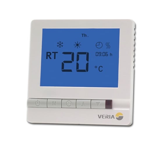 Терморегулятор Veria Control T45 электронный, программируемый 189B4060 1