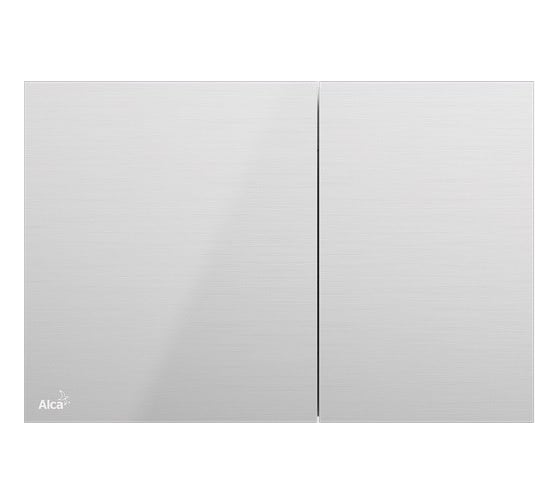 Кнопка управления для скрытых систем инсталляции Alca Plast с подсветкой, alunox-мат AIR LIGHT R
