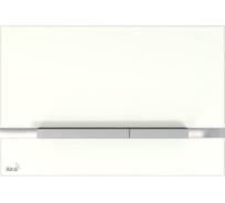 Кнопка управления для скрытых систем инсталляции Alca Plast стекло-белый STRIPE-GL1200