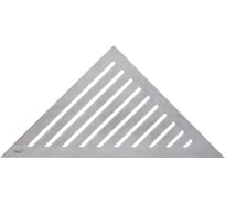 Решетка для углового водоотводящего желоба Alca Plast нержавеющая сталь-мат GRACE