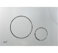 Кнопка управления для скрытых систем инсталляции Alca Plast хром-мат M672